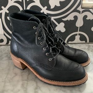 Red wing womens leather boots